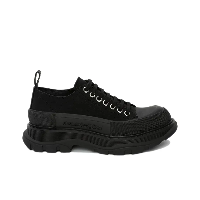 Alexander McQueen Tread Slick Lace Up 'Black' Women's-1
