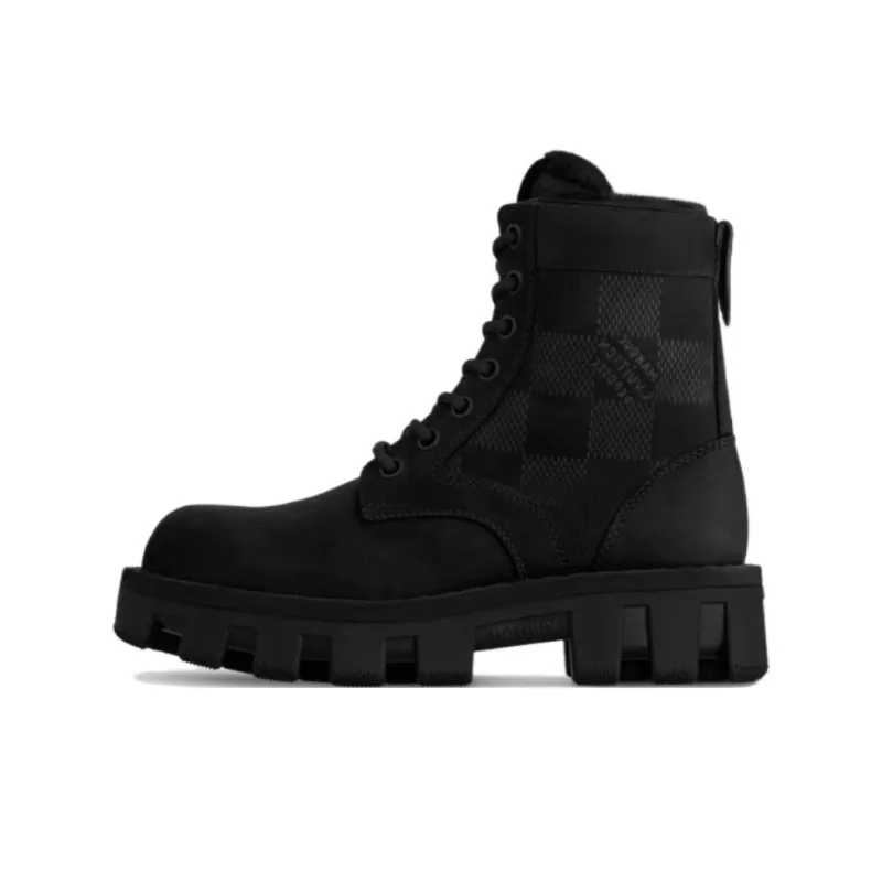 LOUIS VUITTON Ranger Short Martin Boot Men's Black-0