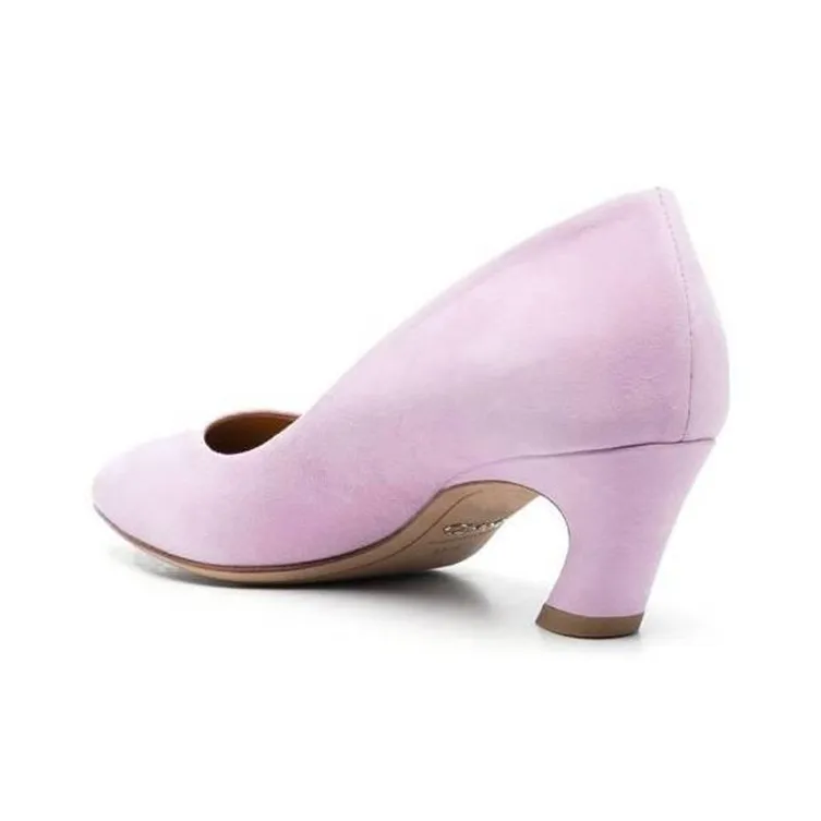 Chloe Spool Heel High Heels 5.5cm Women's Pink-4