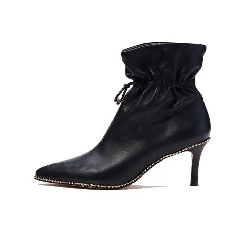 COACH Wynie Ankle Boots Women's Black