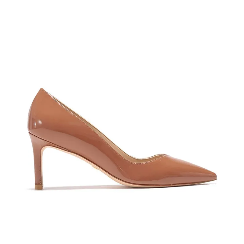 Stuart Weitzman/SW Slim Heel High Heels 7cm Women's Coffee-1