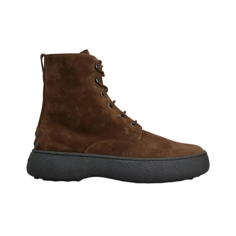 TOD'S W.G. Lace Up Ankle Boots-1