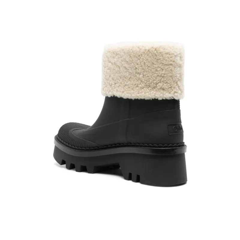 Chloé Raina Shearling Ankle Boot-3