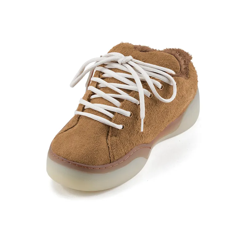 HANQIAORIJI Broken Cocoon Series Puffy Shoes Low Top Casual Shoes Unisex-1