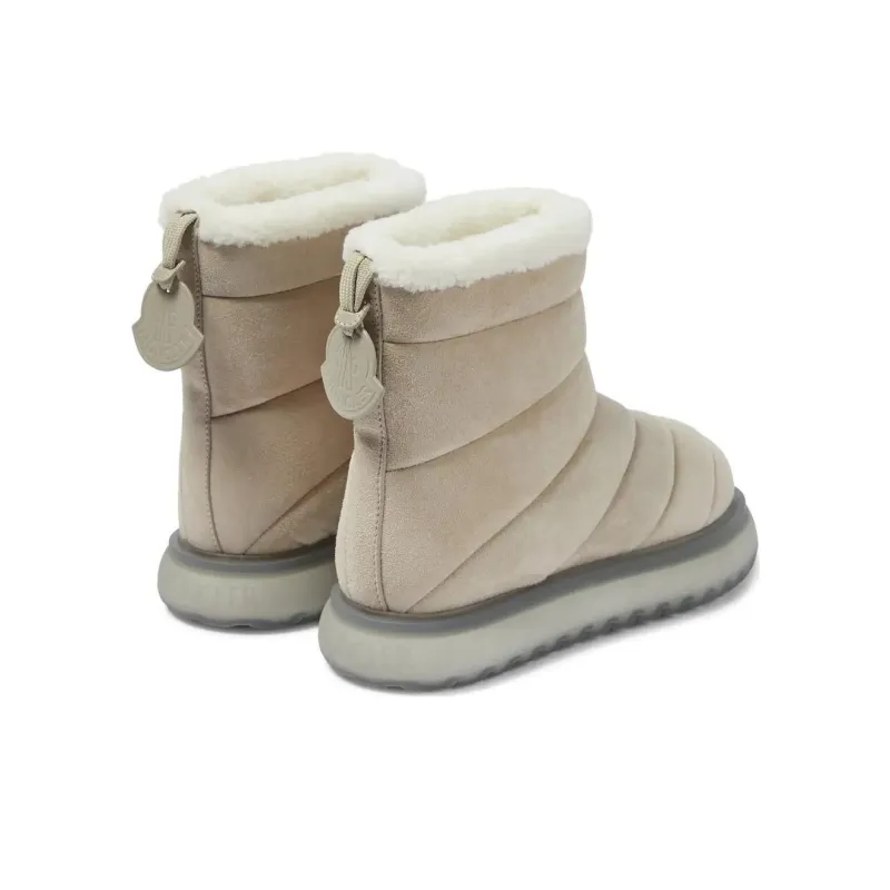 Moncler Ankle Boots Women's Beige-2
