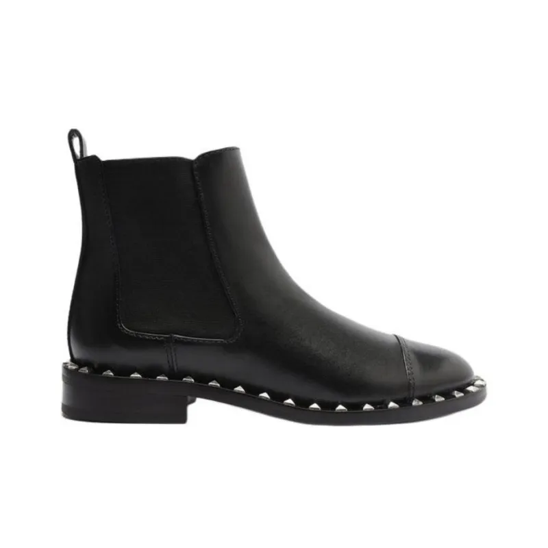 Schutz Short Chelsea Boots Women's Black-1