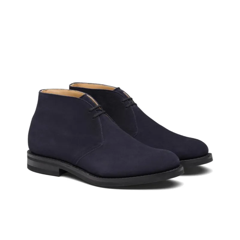 CHURCH'S Desert Ankle Boots Men's Blue-4