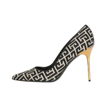 BALMAIN Slim Heel High Heels 9.5cm Women's Black
