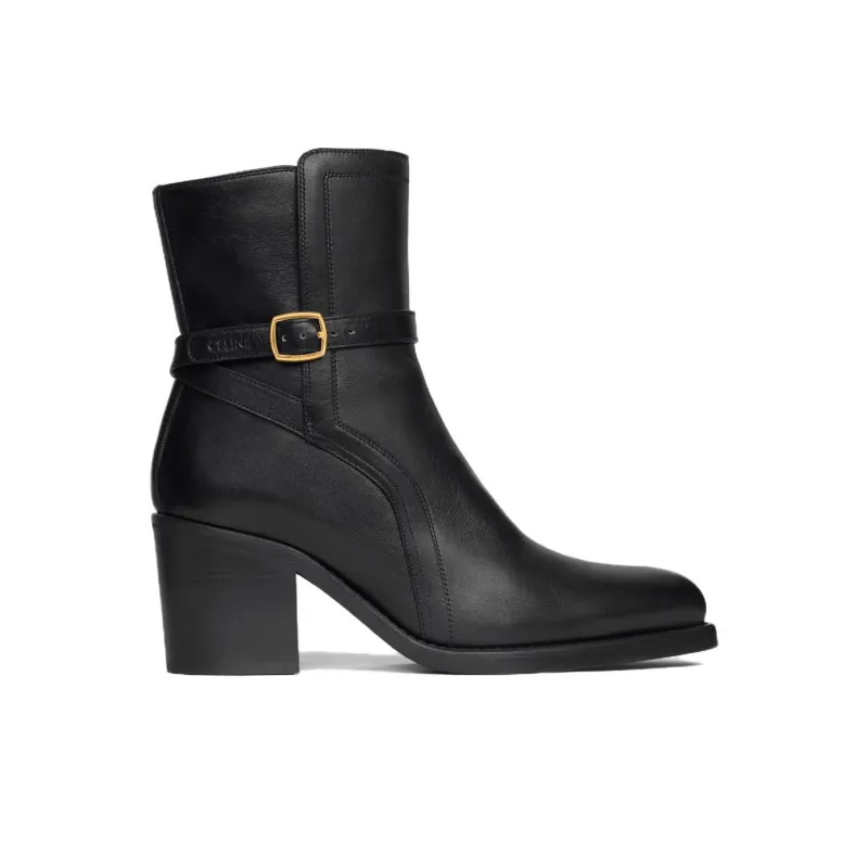 CELINE Ankle Boots 6.5cm Women's Black-1