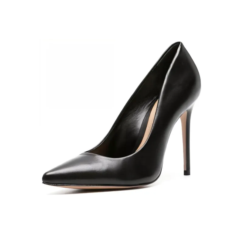 Schutz Slim Heel High Heels Women's Black-2