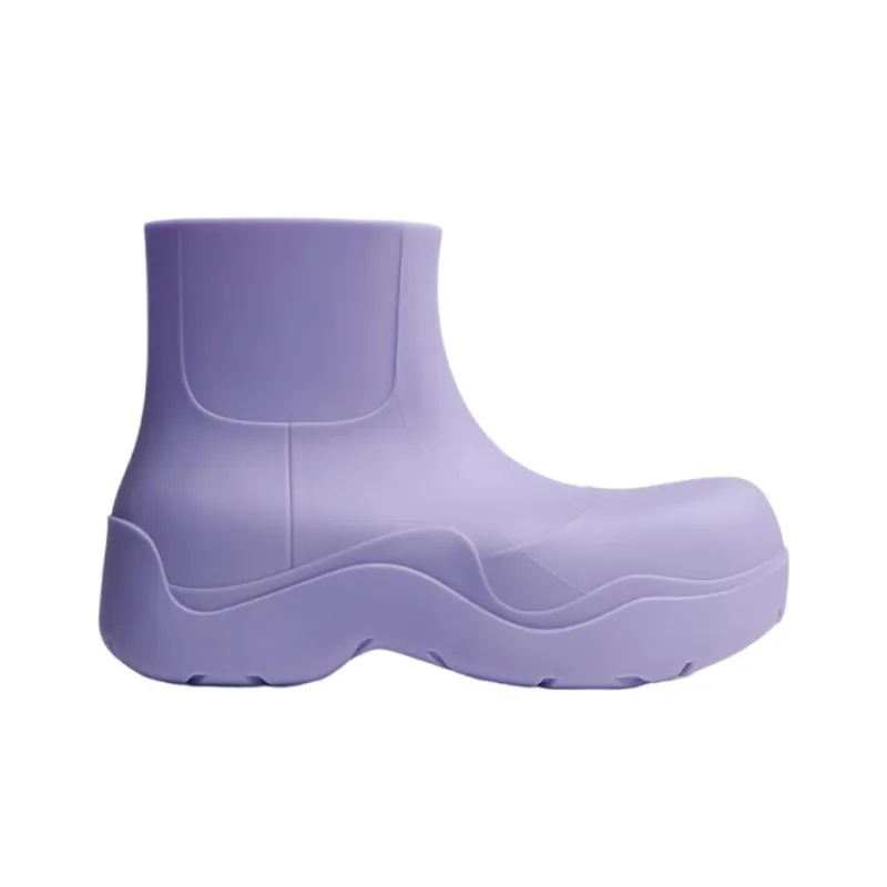 Bottega Veneta Puddle Ankle Boots Women's Light Purple-1