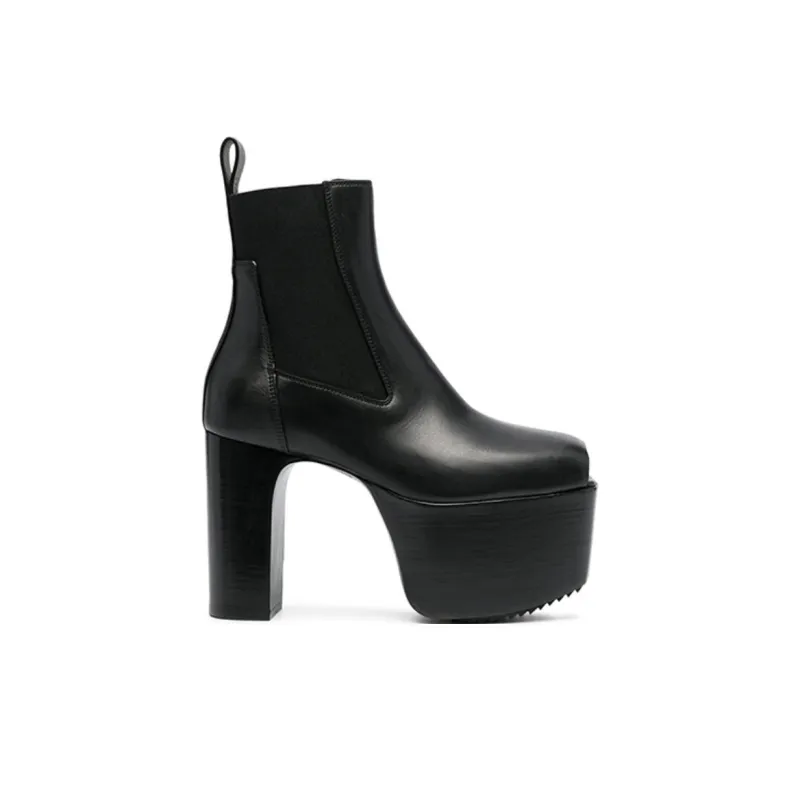 RICK OWENS Minimal Grill Beatle 120mm Boots-1