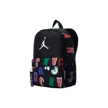 Jordan Polyester Backpack Small Size Unisex Black