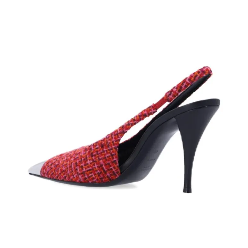 SAINT LAURENT High Heels 9cm Women's Red-2