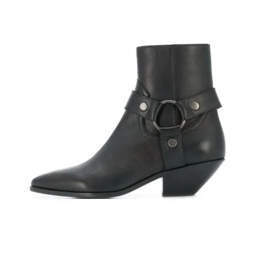 SAINT LAURENT Ankle Boots 4.5cm Women's Black