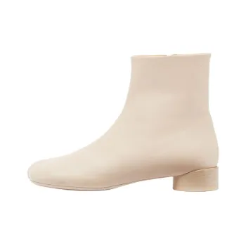 MM6 Maison Margiela Ankle Boots 3.5cm Women's Beige
