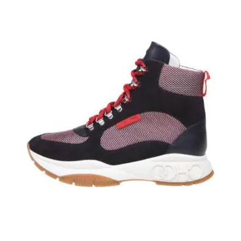 Jimmy Choo Veterlaarzen Ankle Boots Men's Black Red