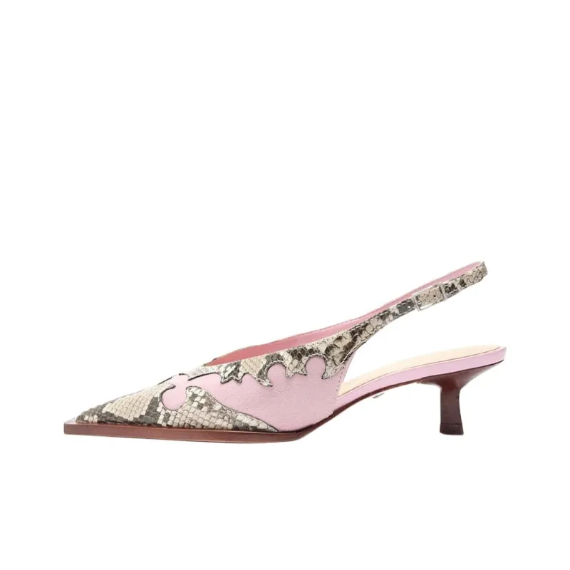 Schutz Darias Slim Heel High Heels Women's Pink-0