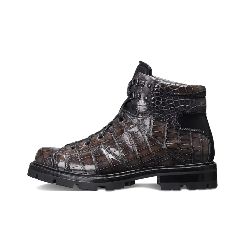 BERLUTI Brunico Ankle Boots Men's Brown-0