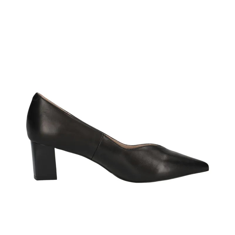 CAPRICE Gillian Block Heel High Heels 5.5cm Women's Black-1