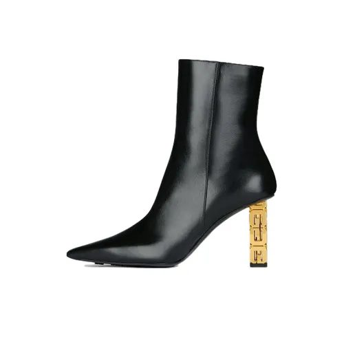 Givenchy G Cube Ankle Boots 8cm Women's Black