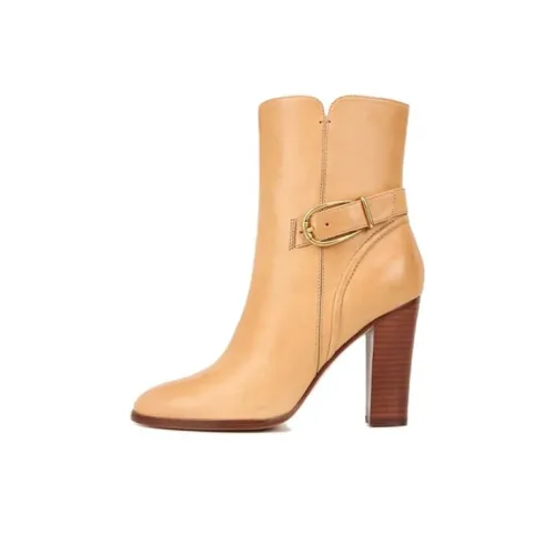 VERONICA BEARD Ankle Boots 6cm Women's Light Brown