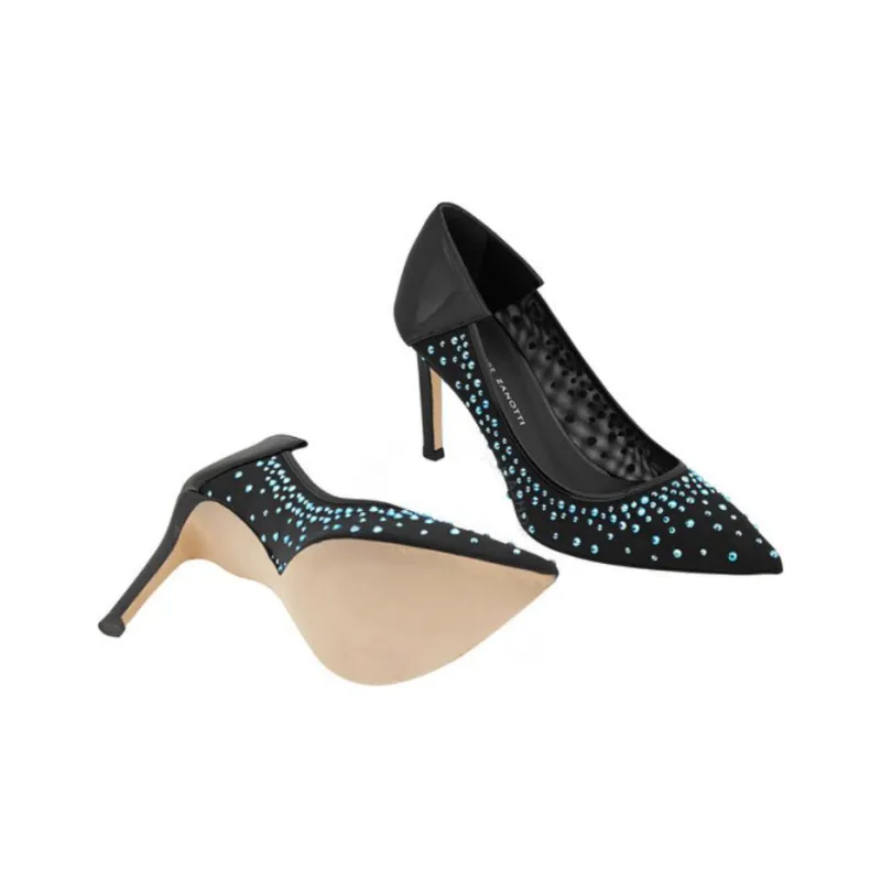 Giuseppe Zanotti/GZ Karla Slim Heel High Heels 8.5cm Women's Black-2