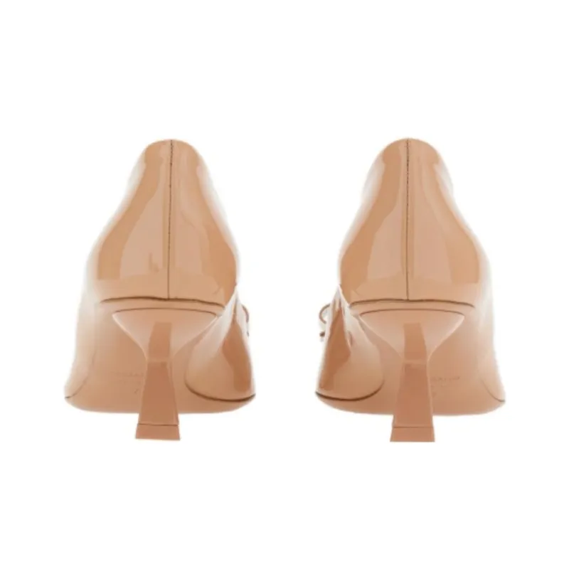 FERRAGAMO Vara 55mm Bow-detail Pumps-4