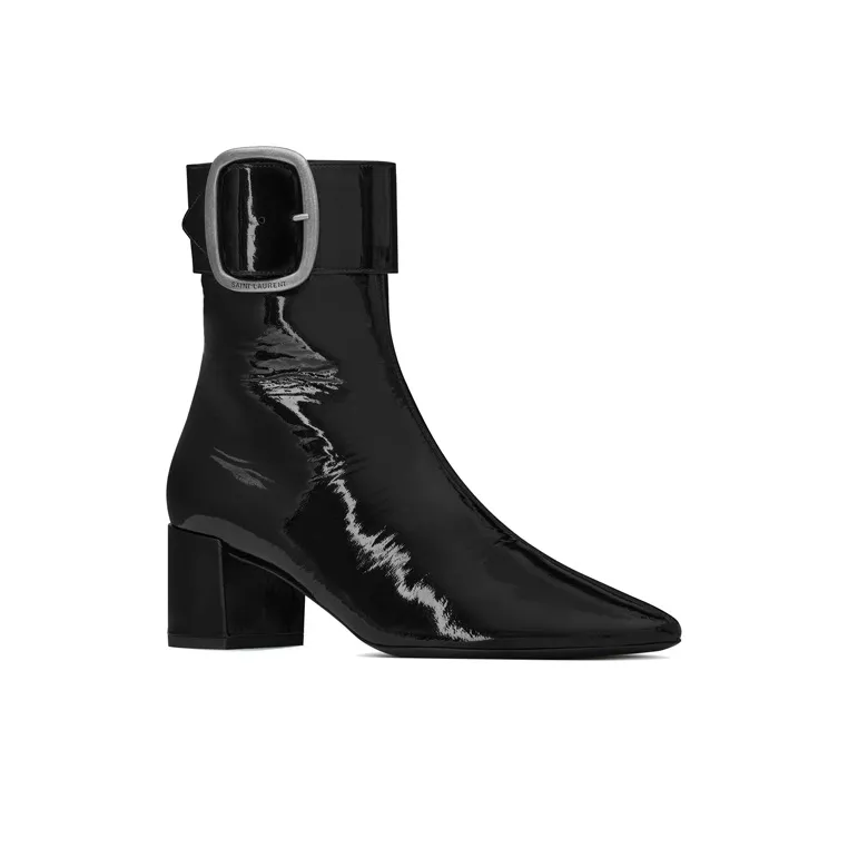 SAINT LAURENT Joplin Ankle Boots Women's Black-2