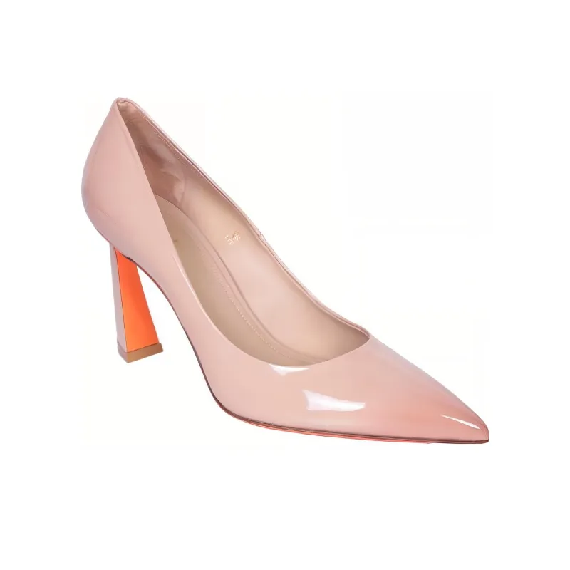 Santoni Pointed Toe Slip On Pumps-3