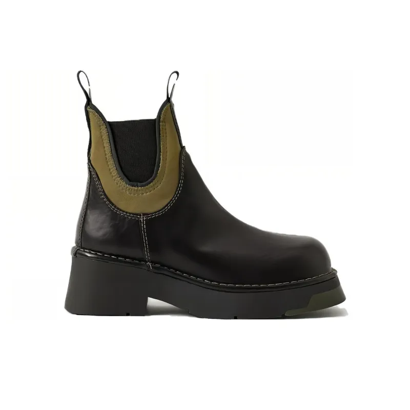 MIISTA Crew Chelsea Boots 5cm Women's Black-1