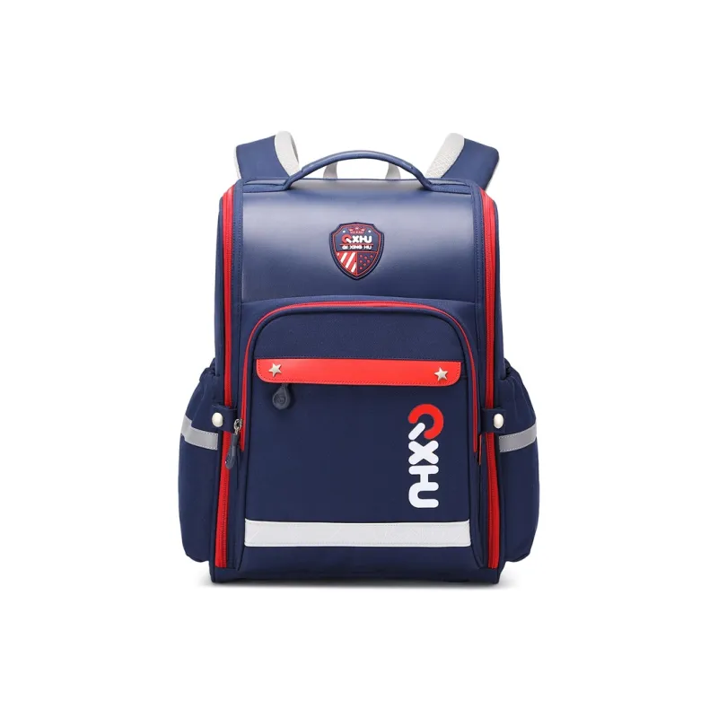 Seven Star Fox Oxford Cloth Student Backpack Elementary School Backpack Large Size Unisex Multicolor-2