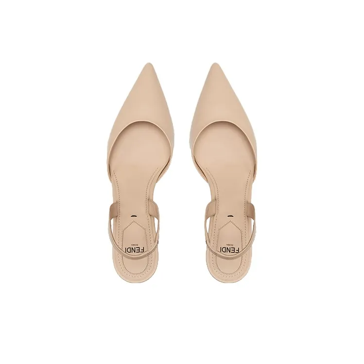 FENDI First Irregular Heel High Heels 6.5cm Women's Pink-2