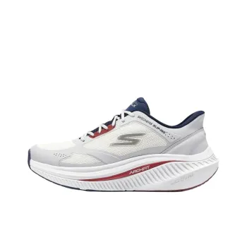 Skechers MEN'S GO WALK Wear Resistant Coverage Low Top Casual Running Shoes Men's White