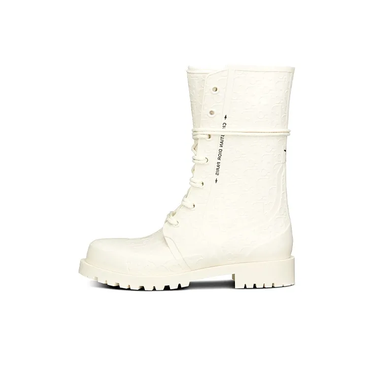DIOR DiorCamp Ankle Boots Women's White-0