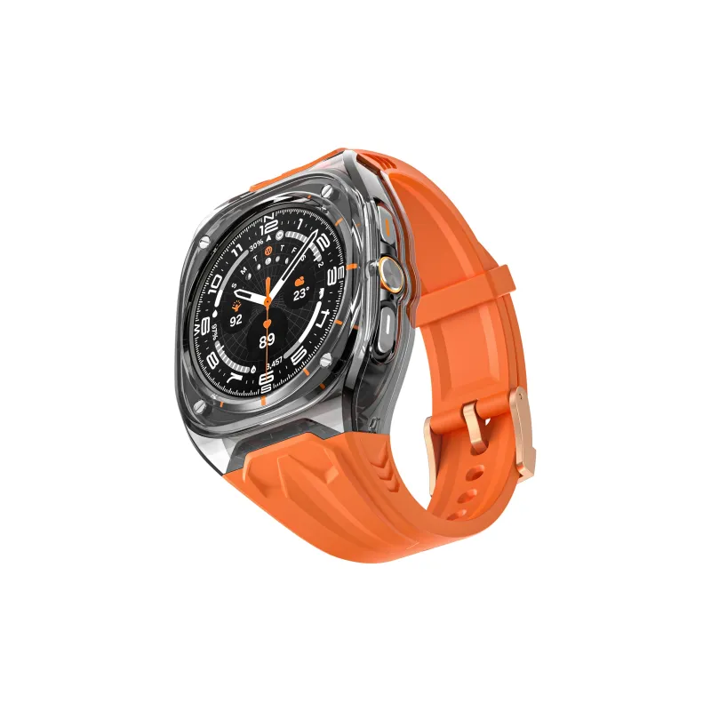 Vobafe Compatibility Samsung Ultra 47mm Lamborghini Richard Custom Transparent PC+TPU Strap Smart Watch Accessories-9