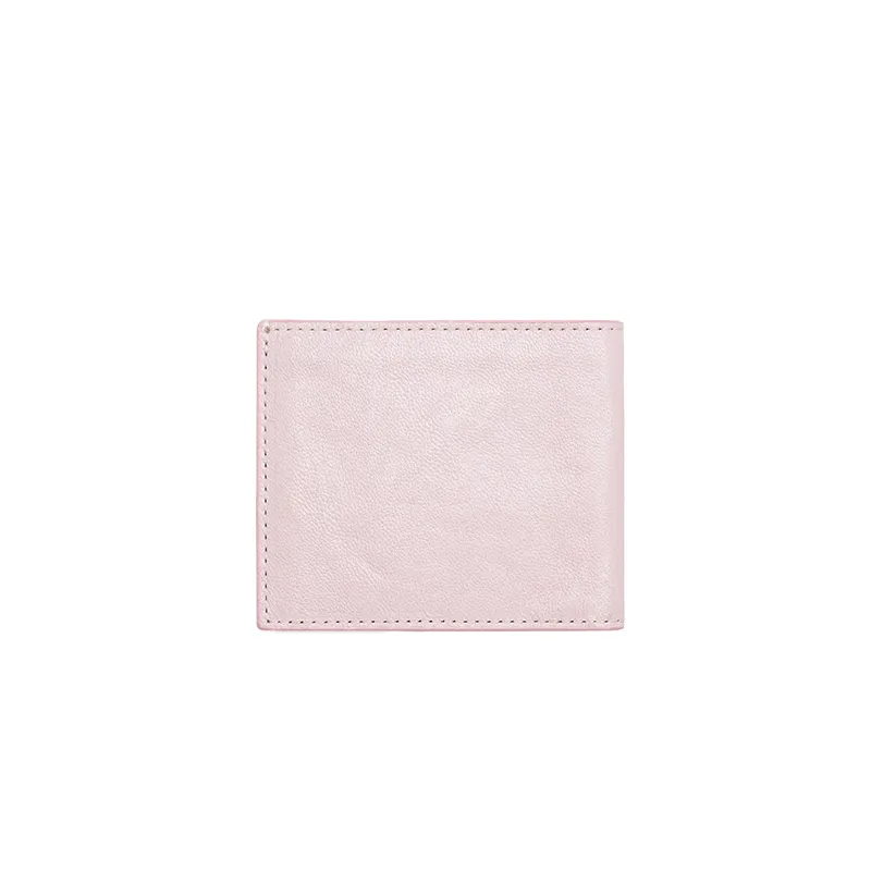 GROTTO Vegetable Tanned Sheepskin Wallet Regular Women's Cherry Blossom Pink/Haze Blue-10