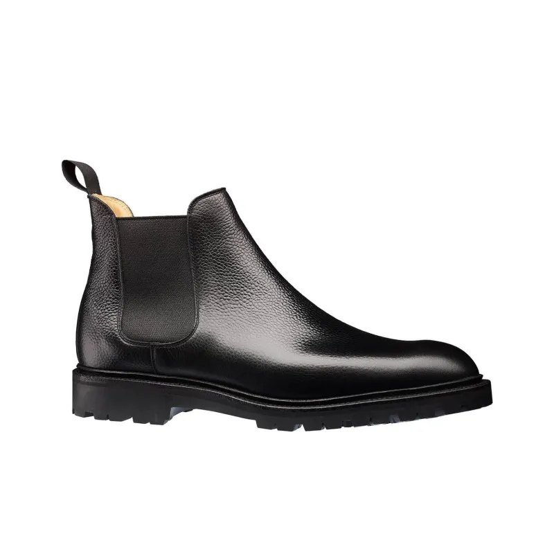 CROCKETT & JONES Short Chelsea Boots Men's Black-1