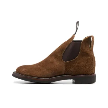 Polo Ralph Lauren RRL Short Chelsea Boots Men's Brown
