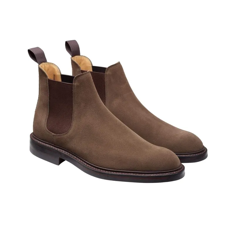 CROCKETT & JONES Chelsea 11 Short Chelsea Boots Men's Brown-2