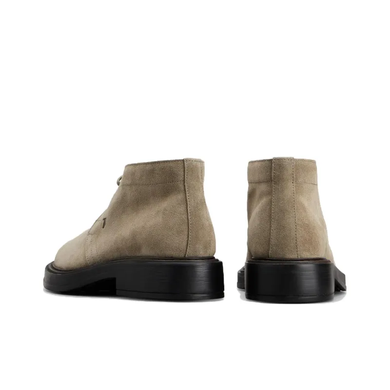 TOD'S Desert Round Toe Lace Up Boots-2