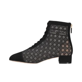DIOR Naughtily D Ankle Boots 3cm Women's Black