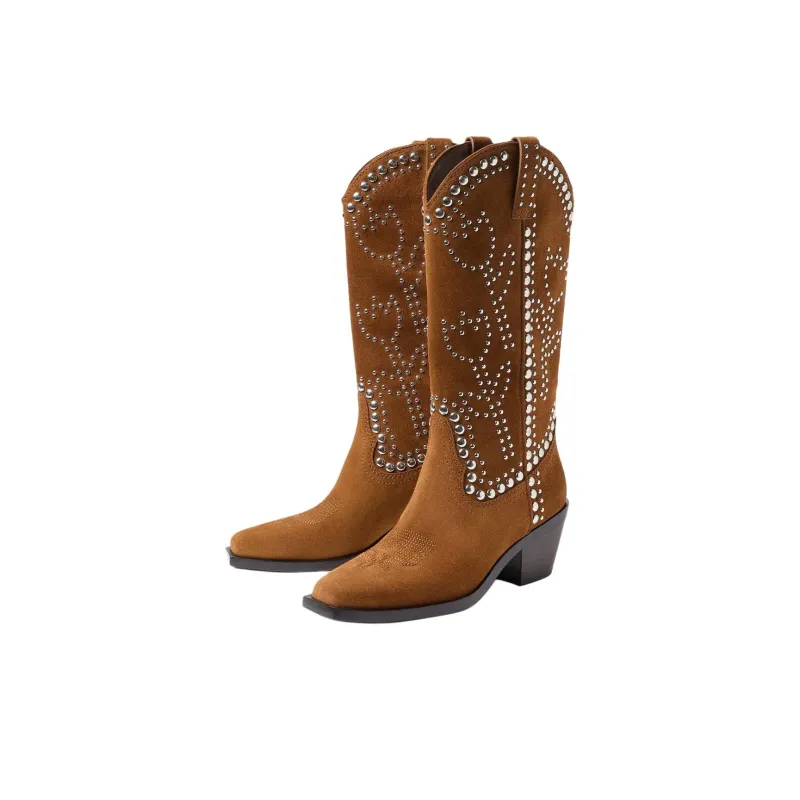 Loeffler Randall Ankle Boots 6.3cm Women's Brown-3