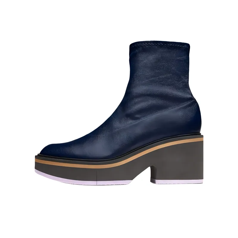 CLERGERIE ALBANE Ankle Boots 7.5cm Women's Blue-0