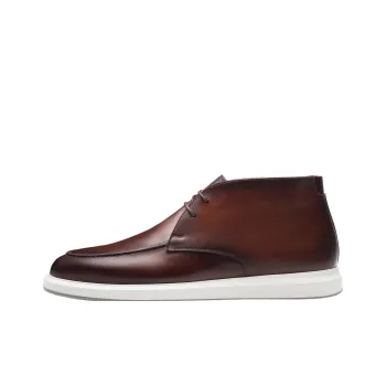 Magnanni Orion Chuk Ankle Boots Men's Red Brown