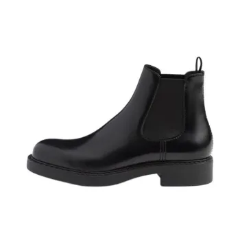 PRADA Short Chelsea Boots 4cm Men's Black