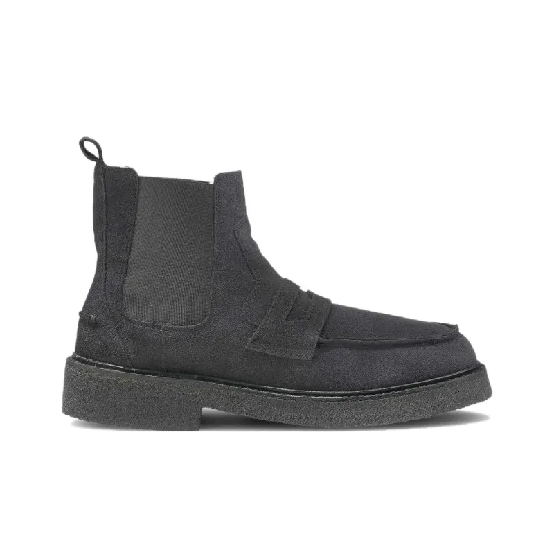 Inuikii Short Chelsea Boots Men's Black-1