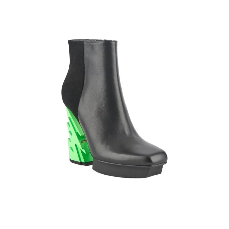 UNITED NUDE Glam Square Boot Ankle Boots 12cm Women's Black-2