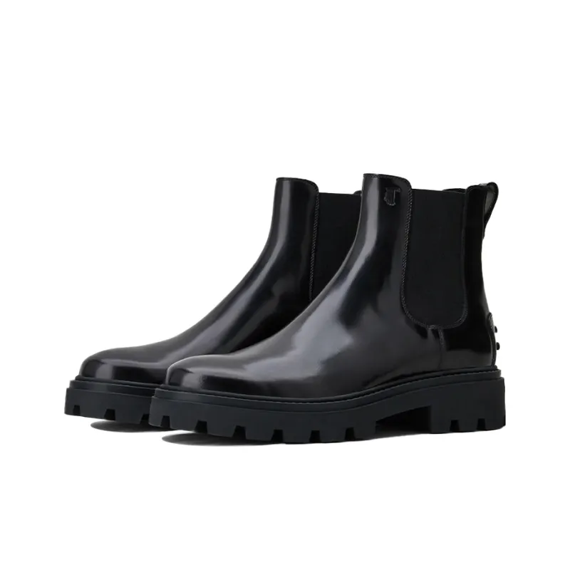 TOD'S Classic Chunky Sole Ankle Boots-2