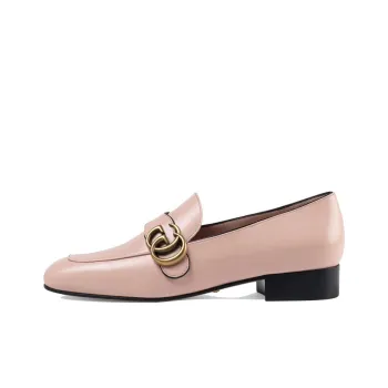 GUCCI Double G Leather Loafers